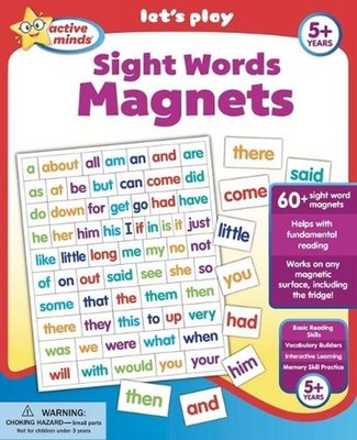 Active Minds Sight Words Magnets by Sequoia Children's Publishing (English)