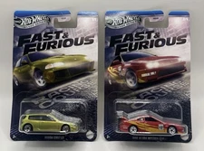 Hot Wheels Fast & Furious Racing Course Honda Civic EG & 1996 Acura Integra GSR