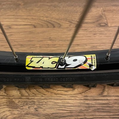 Vintage 26” Front MTB Wheel GT Barrel Hub, ZAC19 Rim, 9x100 mm | eBay