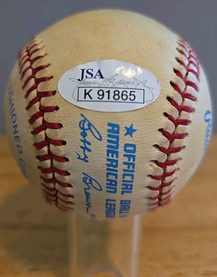 Eddie Murray Autographed Baseball OAL JSA Baltimore Orioles  - Image 3 of 3