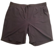 NWT Kirkland Signature Men  s Black Swim Shorts XL Built In Brief