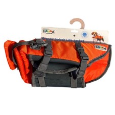 Outward Hound Granby Splash Dog Life Jacket Orange SM