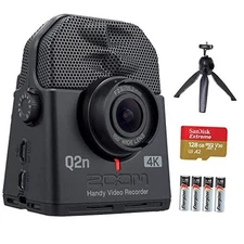  Q2n-4K Ultra High Definition Handy Video Recorder with Table Tripod Hand 
