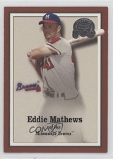 2000 Fleer Greats of the Game Eddie Mathews #10 HOF 0f6