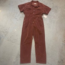 We The Free Free People Corduroy Jumpsuit XL Gingerbread Tea Brown OB1236792 NEW