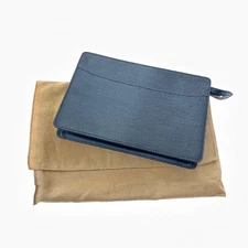 LOUIS VUITTON Epi Pochette Homme Second Bag M52752 Black Slightly Worn and Stain