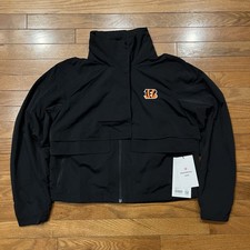 Lululemon Always Effortless Jacket 6 Black Cincinnati Bengals NFL NWT Hooded