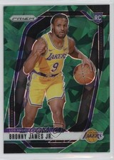 2024-25 Panini Prizm Green Ice Prizm Bronny James Jr #243 1yj