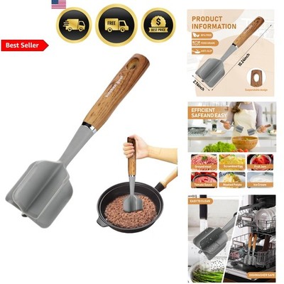Meat Chopper Ground Beef Mixer Hamburger Smasher Kitchen Utensil
