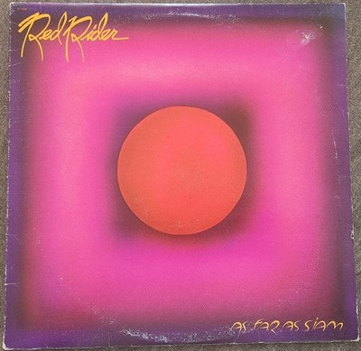 RED RIDER LP AS FAR AS SIAM 1981 CAPITOL ST-12145 W/ INNER SLEEVE LUNATIC FRINGE