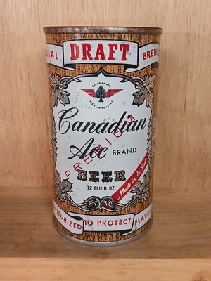 Canadian Ace Draft  beer can , Chicago Il  EMPTY Tough Can