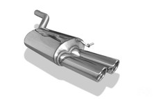 FOX Sportauspuff VW Jetta 5, Typ 1K2/1KM, Bj. 2005-2010, Endrohr 2x80mm rund