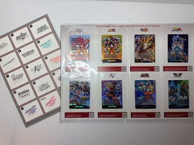 Dragon Ball Games Battle Hour 2026 Premium Card Collection + Stamp