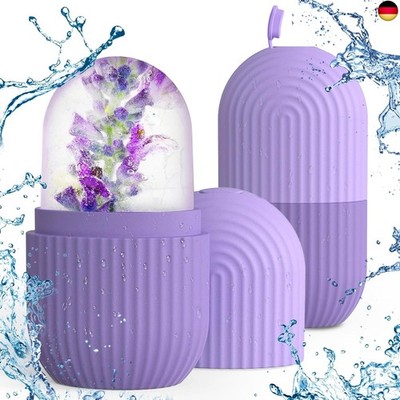 2 Stück Ice Roller, Eiswürfel Gesicht, Facial Eisroller, Silikon Eis G