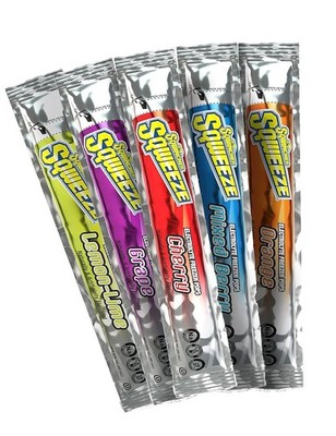 Sqwincher Sqweeze Electrolyte Replenishing Freeze Pops, Assorted Pack of 10