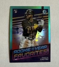 2022 Bowman Chrome Rodolfo Castro RC Of Year Favorites Refractor Aqua /125