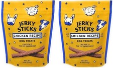 2 PACKS Trader Joe's Jerky Sticks Chicken Recipe Dog Puppy Treats 6 oz Each