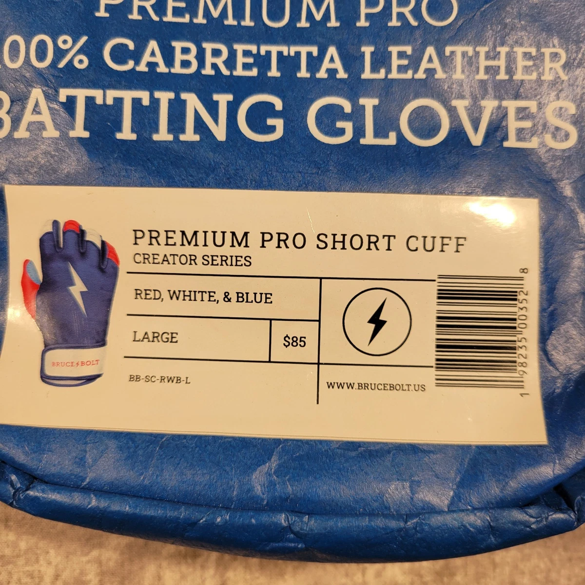 Guante de Bateo TITLEBRUCE BOLT Premium Pro Creator Series Grande Solo para Diestros