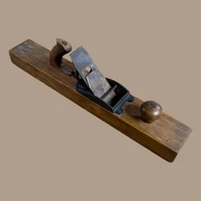 Stanley No. 129 Liberty Bell Plane – 20" Wood – Missing Lever Cap