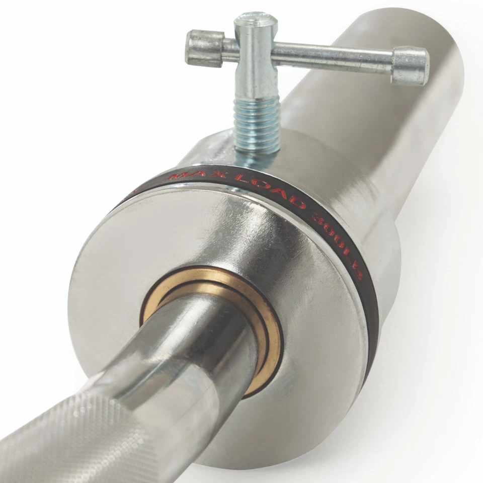 Sunny Health & Fitness 47” Olympic EZ Curl Bar - SF-OB03-47 Foto 2 de 4