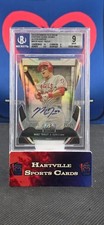 Mike Trout Auto /25 2013 Bowman Platinum Cutting Edge Stars Autograph Card BGS 9