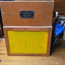 Kodak Safelight Lamp with Wratten Filters, Yellow and Red Bulb