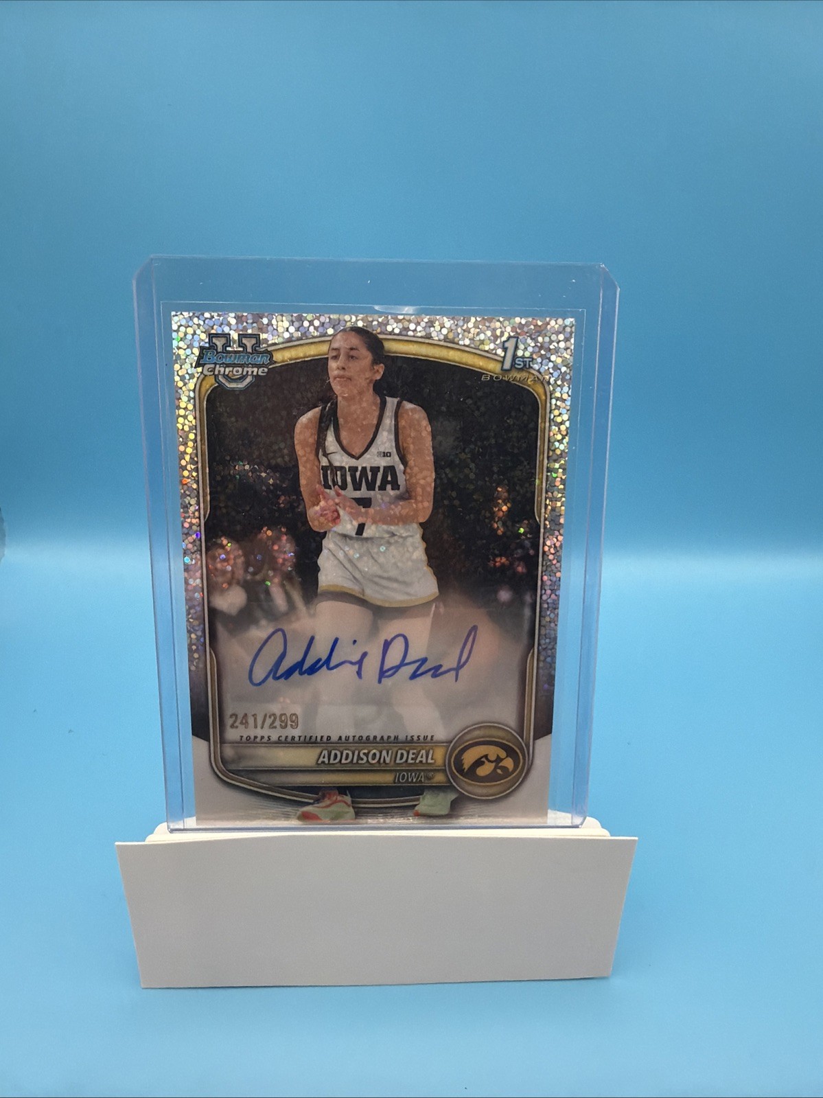 2025-26 Bowman - Chrome Prospect Autographs Addison Deal #CPA-AE Speckle...