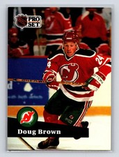 1991-92 Pro Set - Doug Brown #138 New Jersey Devils Hockey Card