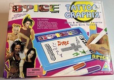 Spice Girls Tattoo Graphix Toy Set – 1997 Toymax – Vintage – New