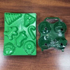 Christmas Jello Jiggler Molds 3d Happy Holidays Jello Shots Santa Lot Of 10