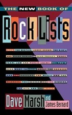 The New Book of Rock Lists - Paperback By Dave Marsh - VERY GOOD