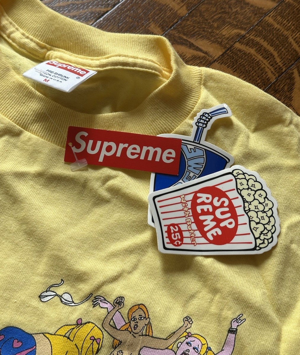 SS04 Supreme x Todd James Reas Yellow Medium NSFW New with tags +