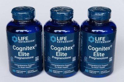 Life Extension Cognitex  Elite Pregnenolone 3 Pack