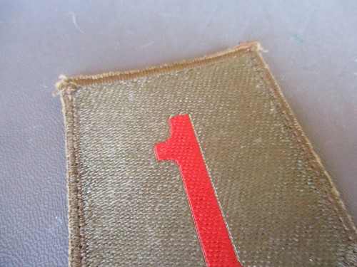 WWII, 1950s US 1st Infantry Division Shoulder Patch Lot, Theater Made BeVo & AG - Picture 5 of 10