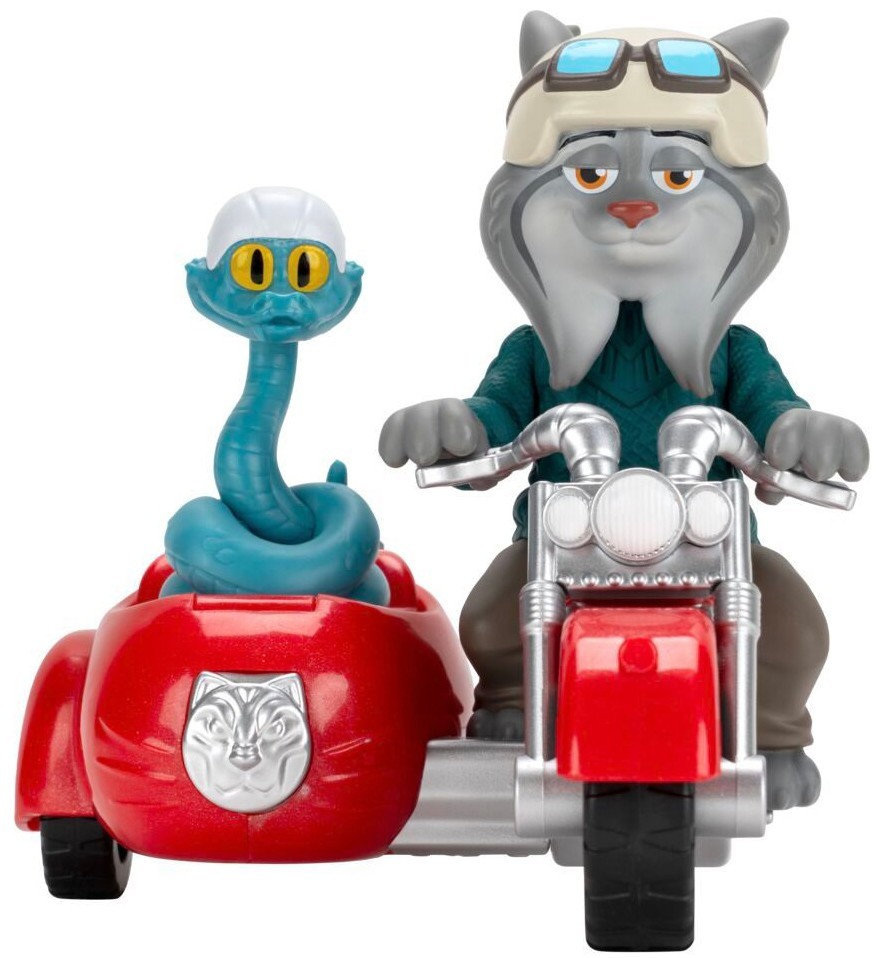 Disney Zootopia 2 Pawbert Lynxley & Motorcycle with Gary De'Snake