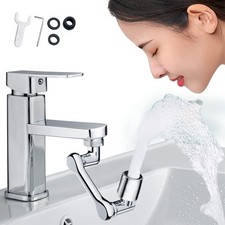 1080 Faucet Extender For Bathroom Sink, Rotating Faucet Extender Aerator, Sw...