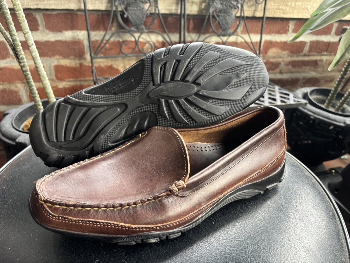 Allen Edmonds Men\'s Brown Leather Venetian driving Loafers Carson Venetian Hybrid Slip-on | Men main image 3