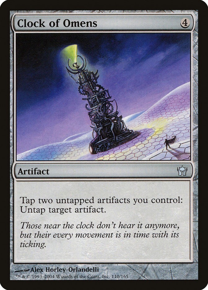 MTG Magic Clock of Omens Fifth Dawn 110 NM