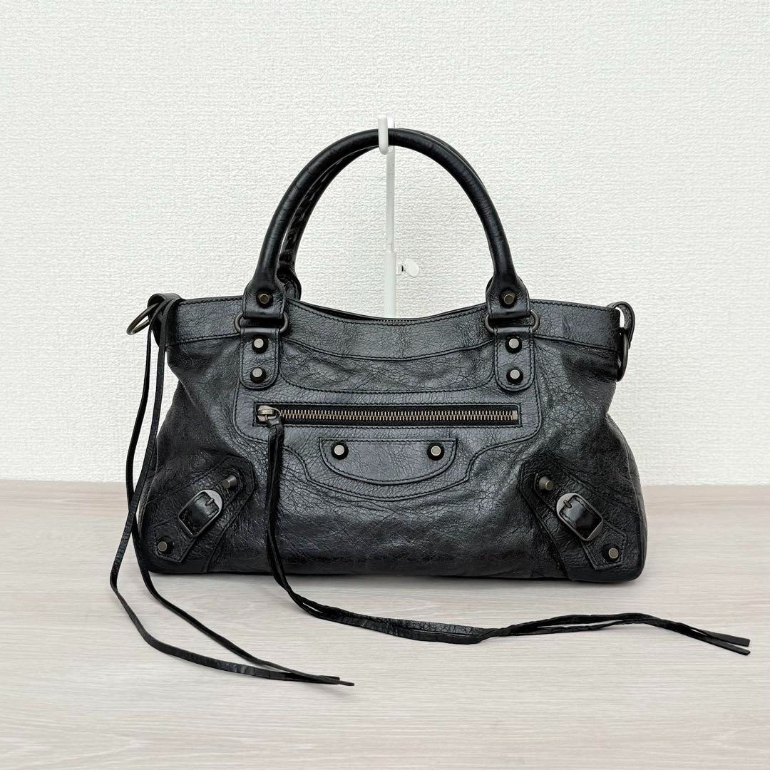 【よう】 balenciaga 2点 BALENCIAGA The First Handbag 2way Y2K 【公式通販】