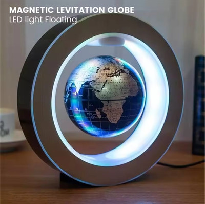 Schwebelampe Magnet Schwebekugel LED Erde schwebend drehbar Nachttisch