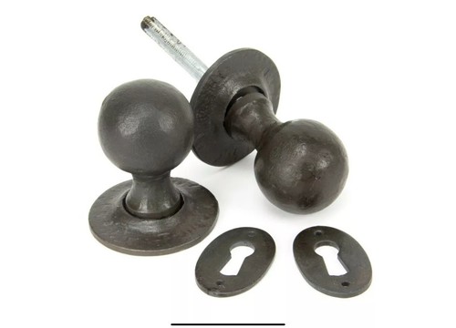 From The Anvil 33230 Beeswax Round Mortice/Rim Knob Set - Picture 1 of 4