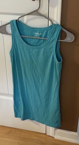 Cat & Jack Girls' Teal Blue Sleeveless Tank Top Size XL 14-16 - Picture 3 of 8