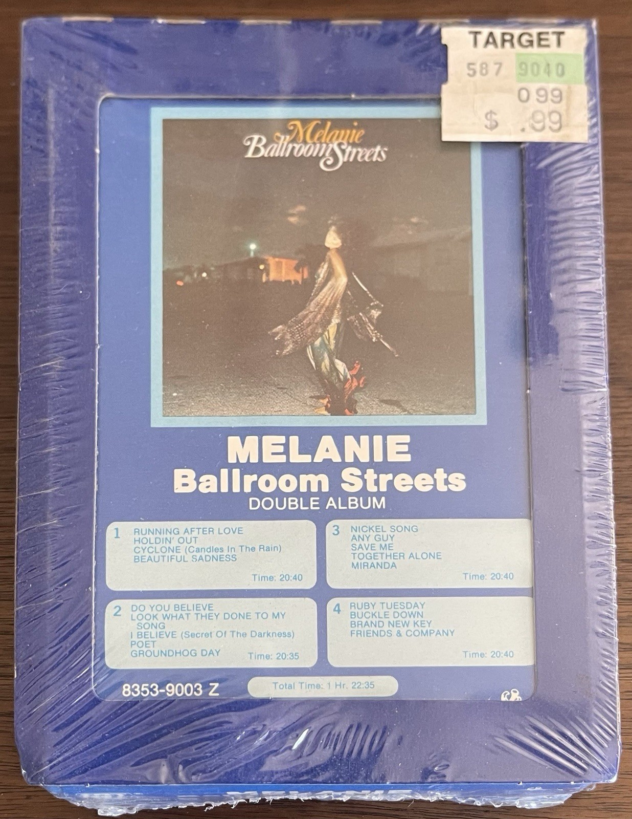 MELANIE 8 Track Tape NEW SEALED - Ballroom Streets - Double Album GRT Dance Pop