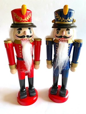 2 Nutcracker doll Deko Wood Nussknacker Christmas Ornament Weihnachten TikTok
