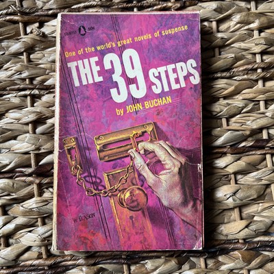 The 39 Steps by John Buchan 1963 Vintage Paperback Popular Library K58
