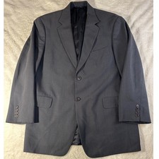 Brooks Brothers Men's Charcoal Gray Wool Suit Jacket Blazer Size 41R