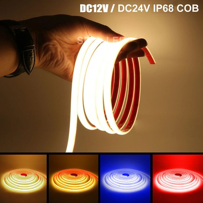 #ad 164FT IP68 Waterproof COB LED Strip 320LEDs M Flexible Rope Lights Tape 12V 24V $199.99