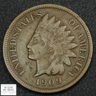 1909 S Indian Head Copper Cent 1C
