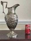 S. KIRK & SON CASTLE REPOUSSE STERLING PITCHER EWER 16 1/2" tall 60 TROY OZ