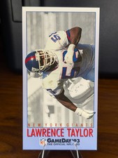 Fleer 1993 GameDay Base Set #54 Lawrence Taylor New York Giants NFL Football
